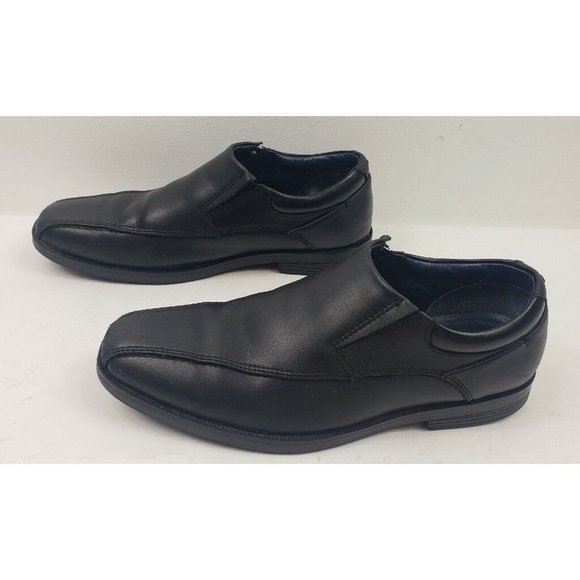 Dockers Mens 10.5 M Black Leather Slip Resistant Safety Work Slip-on Loafer Shoe main image 7